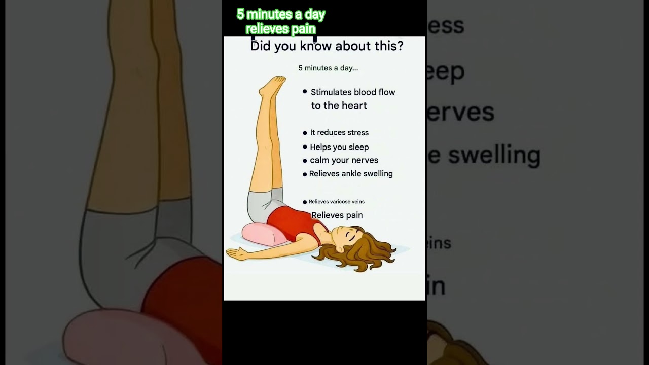 5 minutes a day relieves pain