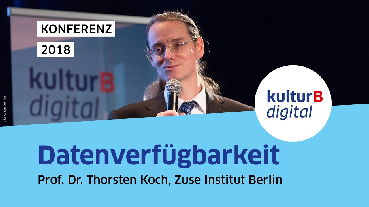 Prof. Dr. Thorsten Koch: „Zur Archivierung und dauerhaften Verfügbarkeit von Daten“