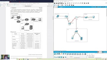 irodaNET - 2018 október - informatika ismeretek - HÁLÓZATI ISMERETEK feladat megoldása,Packet Tracer