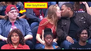 20 Funniest Kiss Cam Moments in Sports