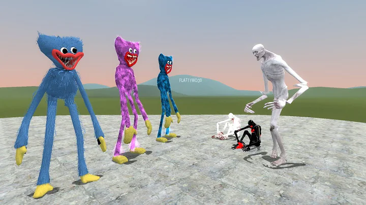 SCP-096s VS HUGGY WUGGYS!! Garry's Mod [Poppy Playtime vs SCP Foundation]