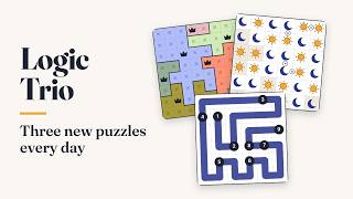 Logic Trio: three logic puzzles every day | Android gameplay