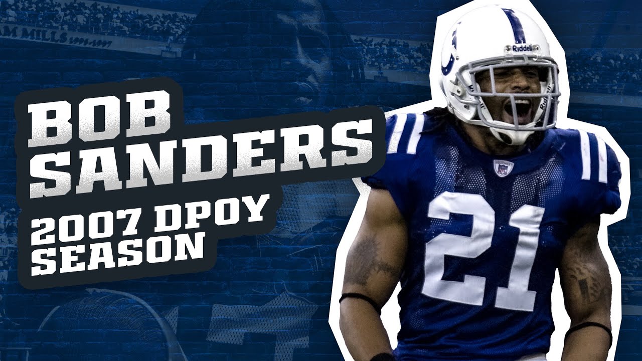 The Hitman's DPOY Season Bob Sanders 2007 Highlights (NFL Throwback) YouTube