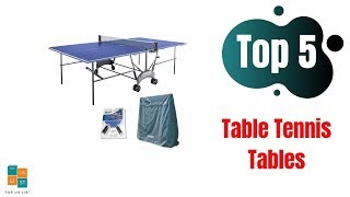Top 5 Best Selling Table Tennis Tables to Buy at Amazon