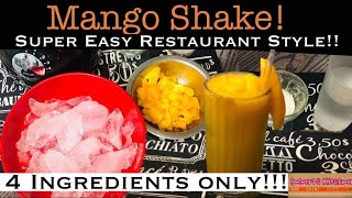 How To Make Mango Shake Restaurant Style No Milk Mango Shake Super Easy.