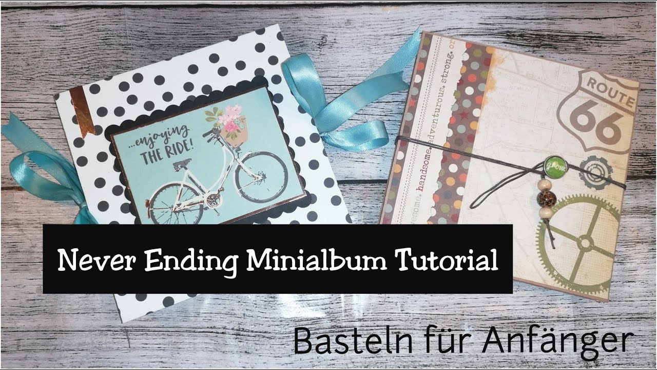 TUTORIAL NEVER ENDING MINIALBUM | ANLEITUNG | BASTELN FÜR ANFÄNGER | MINIALBUM TUTORIAL | DEUTSCH