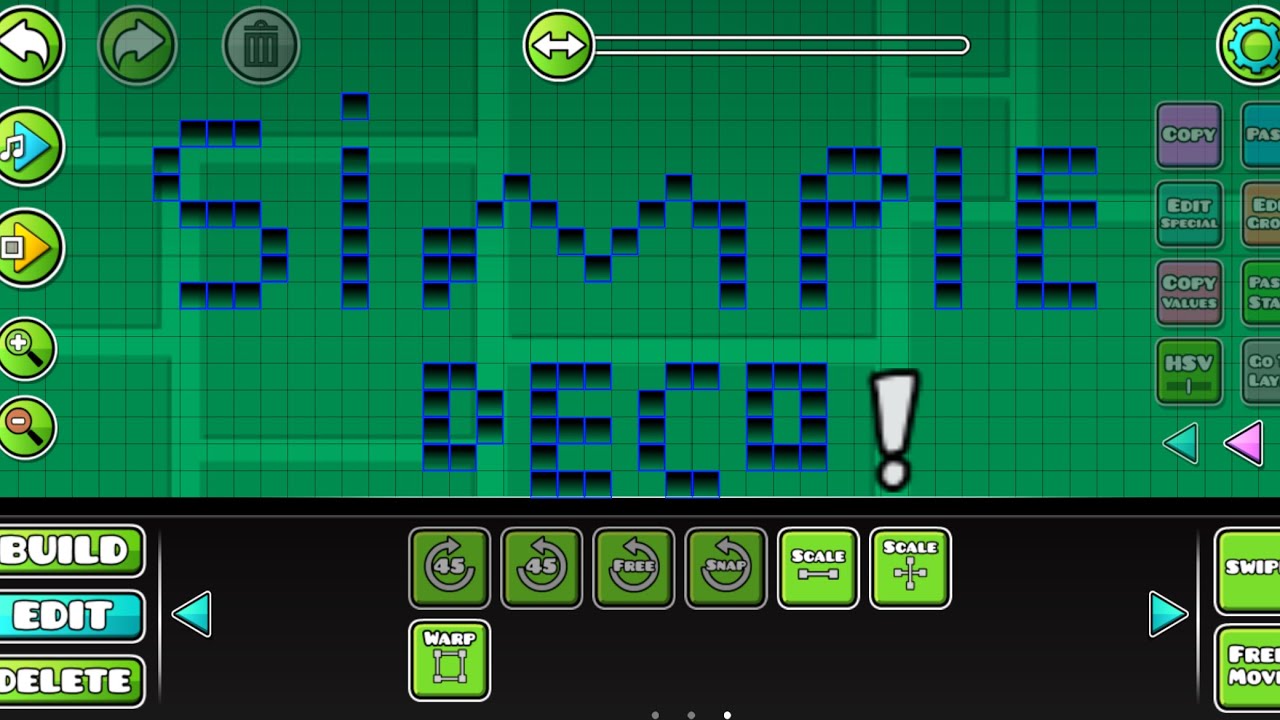 A very simple guide for decorating your level in Geometry Dash! - YouTube