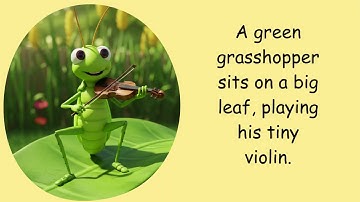 The Lazy Grasshopper and the Busy Ants: Easy English For Beginners