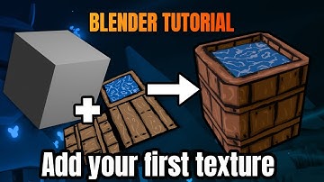 How To Texture Your First 3D Model In Blender