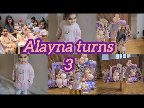 Alayna Gul Noor Khan 3rd Grand Birthday Celebration🎉 & Gifts opening | mummy daddy ny kia gifts diye