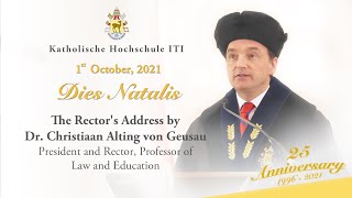 Dies Natalis 2021 - Rector's Address