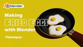 ๋ธ๋ ๋๋ก ๋ฐ๋๋ฐ๋ํ ๊ณ๋ ํ๋ผ์ด ๋ง๋ค๊ธฐ | Making Fried Eggs with Blender - Timelapse