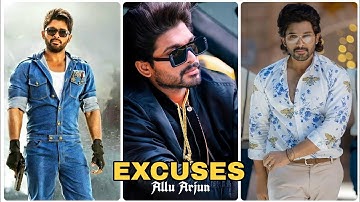 Excuses(AP Dhillon) Ft. Allu Arjun🔥/Allu Arjun Attitude Status🔥/Allu Arjun Mass Whatsapp Status/