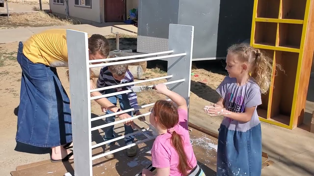 124. Bethel Baptist Church house changed locations, painting and setting up a Church building