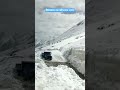 हिमस्खलन का खौफनाक नज़ारा#snow #kashmir #travel