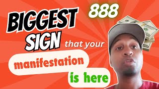 BIGGEST SIGN YOUR MANIFESTATION IS CLOSE