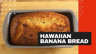 Perfectly made Hawaiian BANANA BREAD || Secret Recipe from old Hawaiian lady