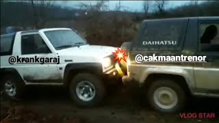 Daihatsu Feroza 1.6 & Grand Cherokee 4.0 Offroad Ve Yanlama. Feroza Kaza?