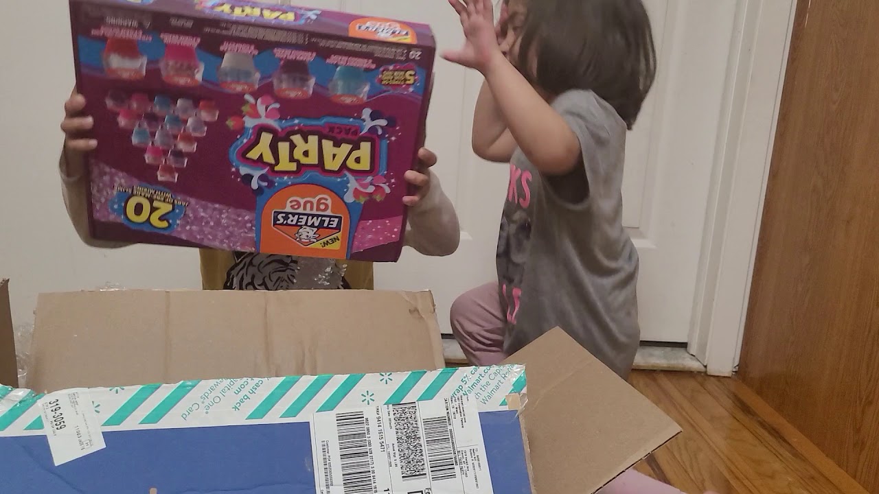 Elmer's gue party pack best surprise for both of them YouTube