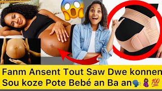 Fanm Ansent eske li nòmal Pou Pote Bebé an Ba (anba ti vant ou) tout saw dwe konnen sou koze sa 🤰🏽