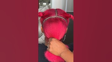 Click Related Content to Watch Detailed Tutorial #braids #stitchbraids #knotlessbraids