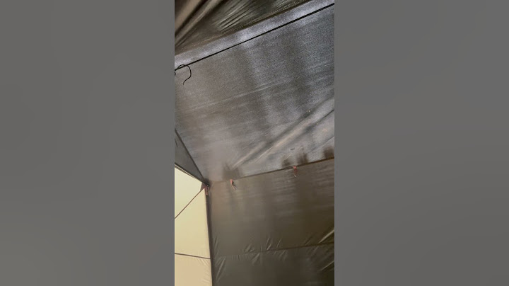 폭우 캠핑