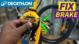 Repair & Fix DECATHLON BTWIN Kids Discover 500 Brake | V-Brake Pipe + Boot Installation Replacement