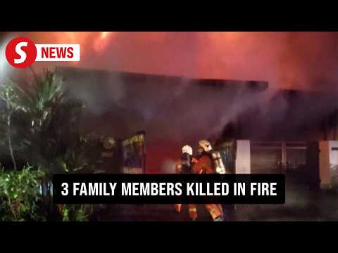 Three family members killed in pre-dawn Ipoh house fire