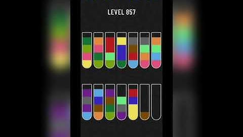 Water sort puzzle level 857