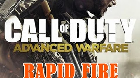 RAPID FIRE DEMONSTRATION - Cod Advanced Warfare. Modded Controllers from ModdedZone