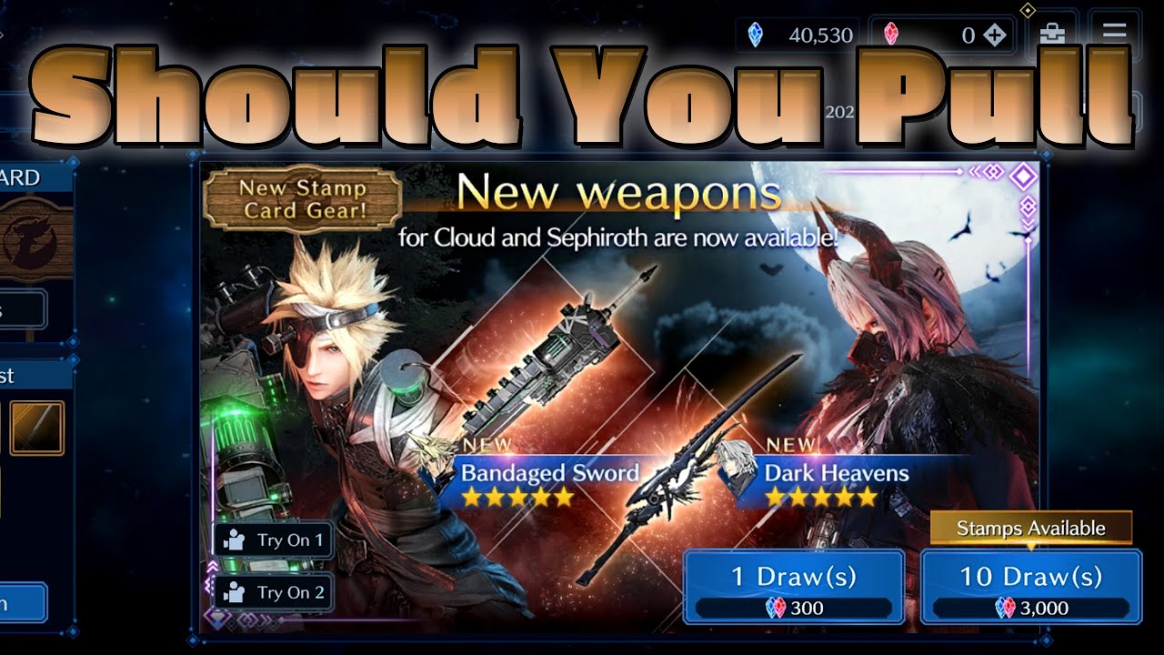 Is Cloud's & Sephiroth's Halloween Weapon Worth It | Should You Pull | Final Fantasy 7 Ever Crisis