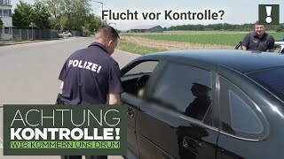 VERDÄCHTIGE Aktion!  TUNERKarre dreht vor Kontrolle um! | Kabel Eins | Achtung Kontrolle