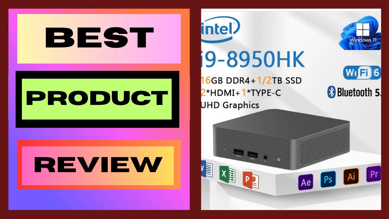 Mini PC Windows 11 Pro Intel Core i9 8950HK Celeron N5095A Portable Desktop PC 16GB DDR4