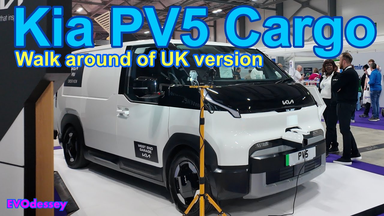 Обзор Kia PV5 Cargo и новая автомобильная информационно-развлекательная система на базе Android