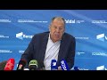 С.Лавров по итогам XXII заседания Международного дискуссионного клуба "Валдай"