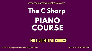 C Sharp Piano Tutorial- Full Course (Instructor - Emmanuel)