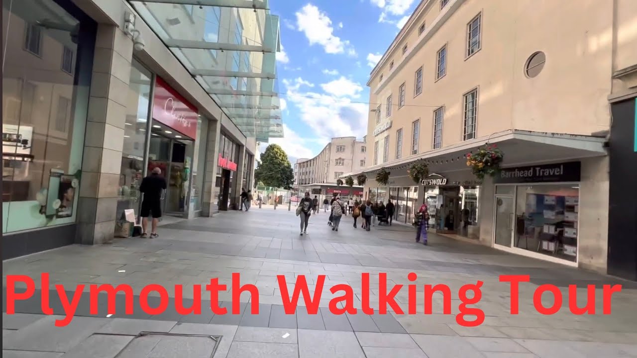 Walking Tour of Plymouth City Centre YouTube