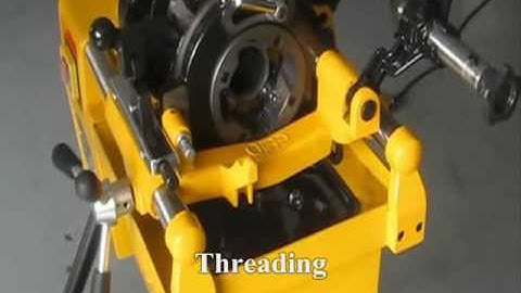 Manual Threading machine operate video