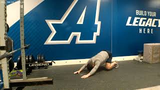 Blast Off Pushup