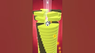 Stackball ASMR satisfying gameplay video #shorts #viral #funny.