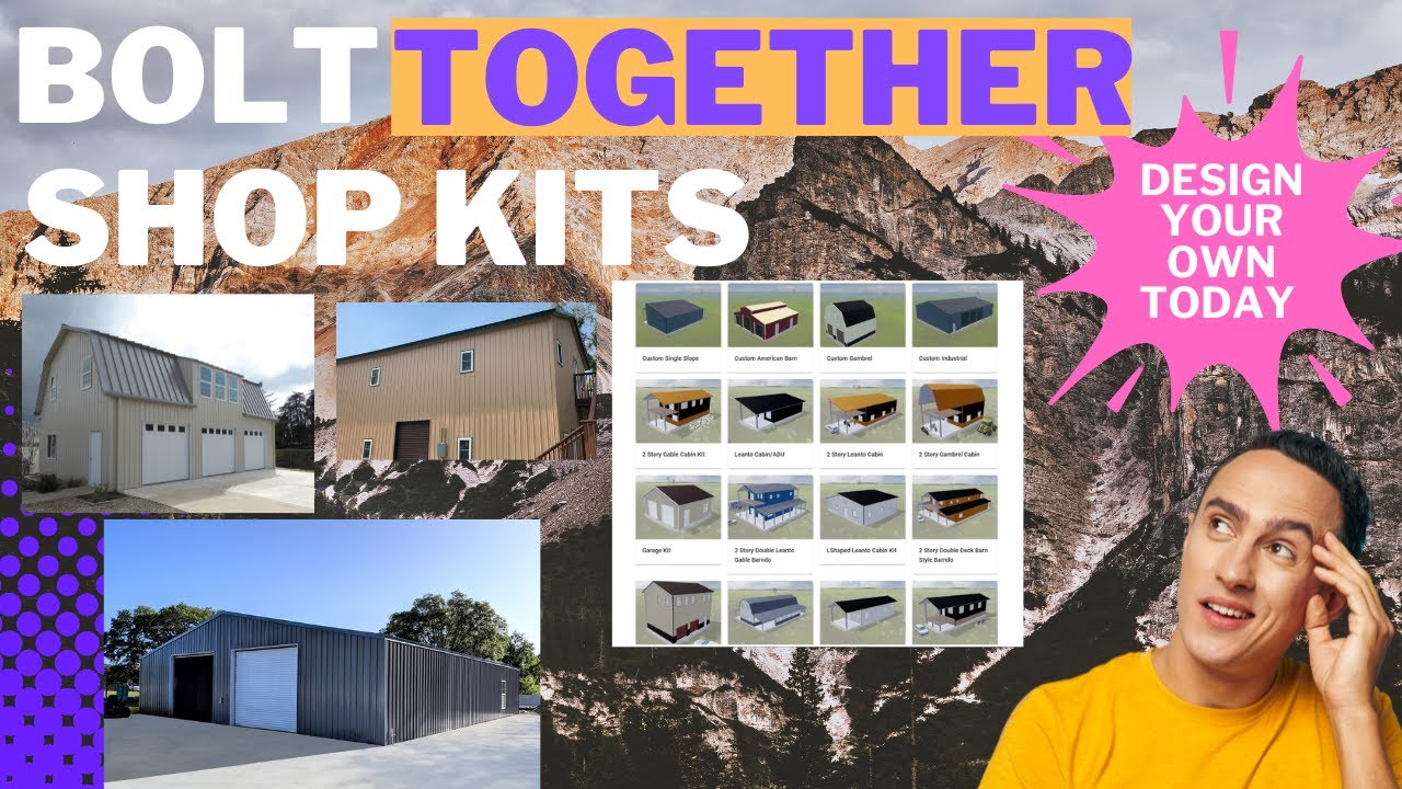 🚀 Level Up Your Workspace! 40x50 Gable Roof Shop Kit – Build the Ultimate Shop 🛠️