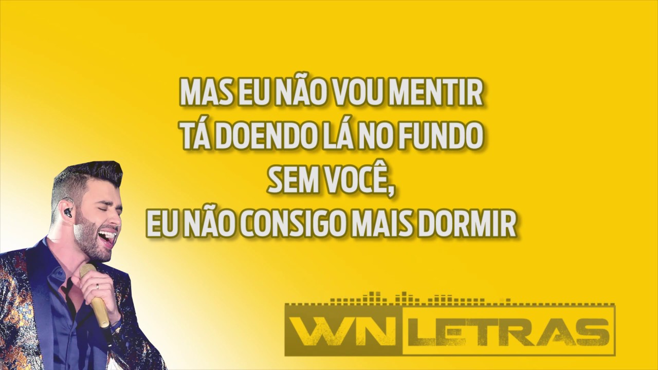Gusttavo Lima - Cem Mil LETRA (WN Letras) - YouTube