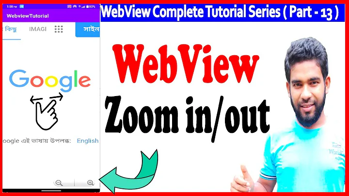 Webview zoom in zoom out android | webview zoom not working android