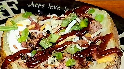 Smoked Beef Brisket Loaded Baked Potato