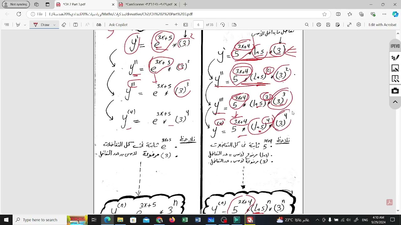  قاعدة ليبنز | التفاضل النوني