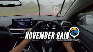 Rocky Turbo Mandi Hujan - POV Driving In Heavy Rain ASMR