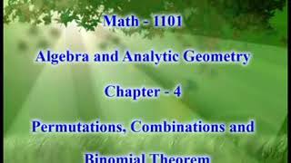 Math-1101(Chapter-4)