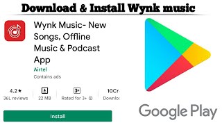How to Download and Install Wynk Music app | Download Wynk Music for free | Techno Logic | 2021 screenshot 4