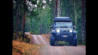 Sweden by Jeep - 7 days solo offroad trip (April 2023)