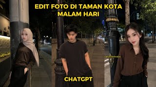How to Edit City Park Photos at Night || Cool Night Photo Editing in ChatGPT #chatgpt #fyp screenshot 4